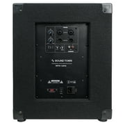 Sound Town METIS Series 12 Powered PA DJ Subwoofer, 1400 Watts Peak Power, 350 Watts RMS