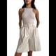 thumbnail image 2 of Pantalones Cortos Informales de Cintura Elástica y Pierna para Mujer, de Verano, Elegantes, de Trabajo, con Bolsillos Albaricoque S, 2 of 7