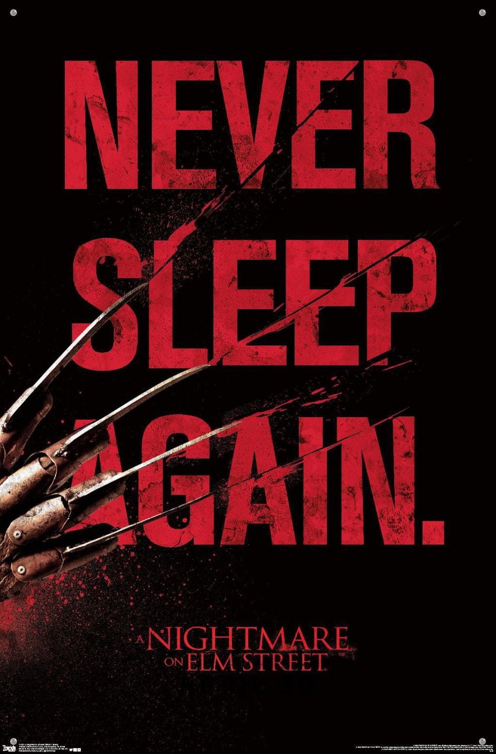 A Nightmare on Elm Street - Sleep Wall Poster, 22.375" x 34" Framed