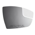 thumbnail image 3 of Lower Convex Passenger Side Replacement Mirror Glass for 2012-2017 Ford Focus W/O Baking Plate, 3 of 4