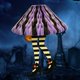 thumbnail image 1 of Adorno colgante de Halloween, falda, tacones altos, colgante de papel de nido de abeja, decoraciones para casa encantada, accesorios de escena de Festival fantasma ZefeiWu 1327534264685, 1 of 1
