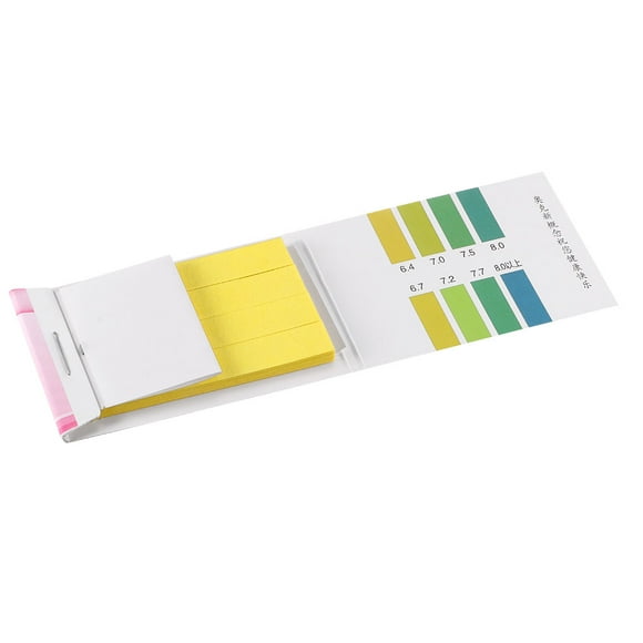 Unique Bargains PH Test Strips 6.4-8.0 Indicator Paper Lab Litmus Tester 80in1 Kit Water Food Pool Aquarium Testing Alkaline Acid