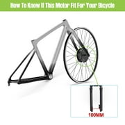 48V 500W Bafang Bicycle Conversion Kits 700C Front Wheel Hub Motor Kits with EKD01 with 48V20AH Shark Battery