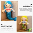 thumbnail image 3 of 2 piezas de muñeca rellena muñeca decorativa adornos de sirena de sirena juguetes de sirena, 3 of 5