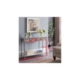 thumbnail image 3 of Room Designs Console Table Washed Oak Traditional Rectangle, 3 of 7