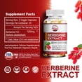 thumbnail image 2 of Nature's Live  Berberine Extract Capsules 1200mg Blood Sugar Support Supplement 60 capusles ﻿, 2 of 5