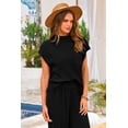thumbnail image 3 of Conjunto Deportivo PRETTYGARDEN para Mujer, Dos Piezas de Punto, Negro, Talla L, 3 of 8