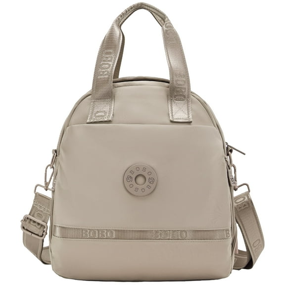 Atrufo Tote Bag for Women - Large Capacity Nylon Work Commuter Bag with Multiple Compartments & Hidden Secure Zipper, Durable Waterproof Tote for Office, Shopping, Short Trips - Beige