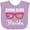 Lavender, variant on Inktastic Sanibel Island Florida Vacation Girls Baby Bib