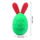 thumbnail image 2 of Adorno de conejito estampado | Decoración de Pascua con diseño de conejito y huevo | Decoración de plástico para mesa o estante | 6,7 x 3,5 pulgadas, 2 of 6