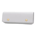 thumbnail image 2 of 1Pcs Light Gray Faux Leather Pencil Case, 7.87"×2.75" Magnetic Snap Stationery Pouch, Minimalist Pen & Small Tool Organizer for Office & Daily Use, 2 of 9