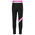 thumbnail image 4 of Sholeno Kids Girls Figure Skating Pants High Waist Ice Skating Leggings Gym Yoga Slim Fit Bottoms Hot Pink 6, 4 of 6
