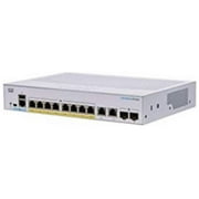 Cisco 250 CBS250-8P-E-2G Ethernet Switch - 8 Ports - Manageable - 2 Layer Supported - Modular - 2 SFP Slots - 67 W PoE Budget - Optical Fiber, Twisted Pair - PoE Ports - Lifetime Limited Warranty