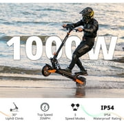 KUKIRIN G2Max Electric Scooter with Seat, 960WH 1000W Powerful Motor, 34 MPH Max Speed, 49 Miles Range, 48V/20Ah Large Capacity Battery, 10 PneumaticTires Dual Brake Folding E-Scooter for Adults