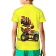 thumbnail image 2 of Donkey Kong Funny 3D Printed Graphic Tee, Lightweight T-Shirts for Boys Girls, Novelty Crew Neck Short Sleeve Tops for Kids, 2 of 8