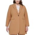 thumbnail image 1 of Calvin Klein Blazer à un Bouton pour Femmes, Extensible Infinie, Beige, Grande Taille, 16W, 1 of 1