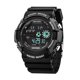 thumbnail image 3 of Reloj deportivo para hombre, relojes para hombre, acero inoxidable, LED, digital, fecha, alarma, reloj deportivo de cuarzo., 3 of 3