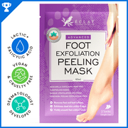  * Eclat Foot Exfoliation Peeling Mask Socks, Baby Foot Mask for Foot Care, 2 ct