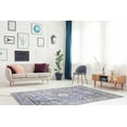thumbnail image 2 of Linon Home Decor Emerald Area Rug Collection, Lavender and Gray, 6'7" x 9'7", 2 of 5