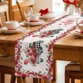 thumbnail image 5 of Roses Valentine's Day Table Runner 60 Inches Long Farmhouse Dress Scarves, Romantic Spring Floral Farmhouse Dining Tablerunner for Coffee Table/Kitchen Island/Party Décor, 13" x 60", 5 of 8