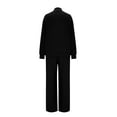 thumbnail image 5 of Fanxing Outfits Sets for Women Sweatsuits 2 Piece Lounge 2025 Fall Drawstring Sweatshirt Wide Leg Sweatpants Matching Comfy Tracksuit 4XL, 5 of 8