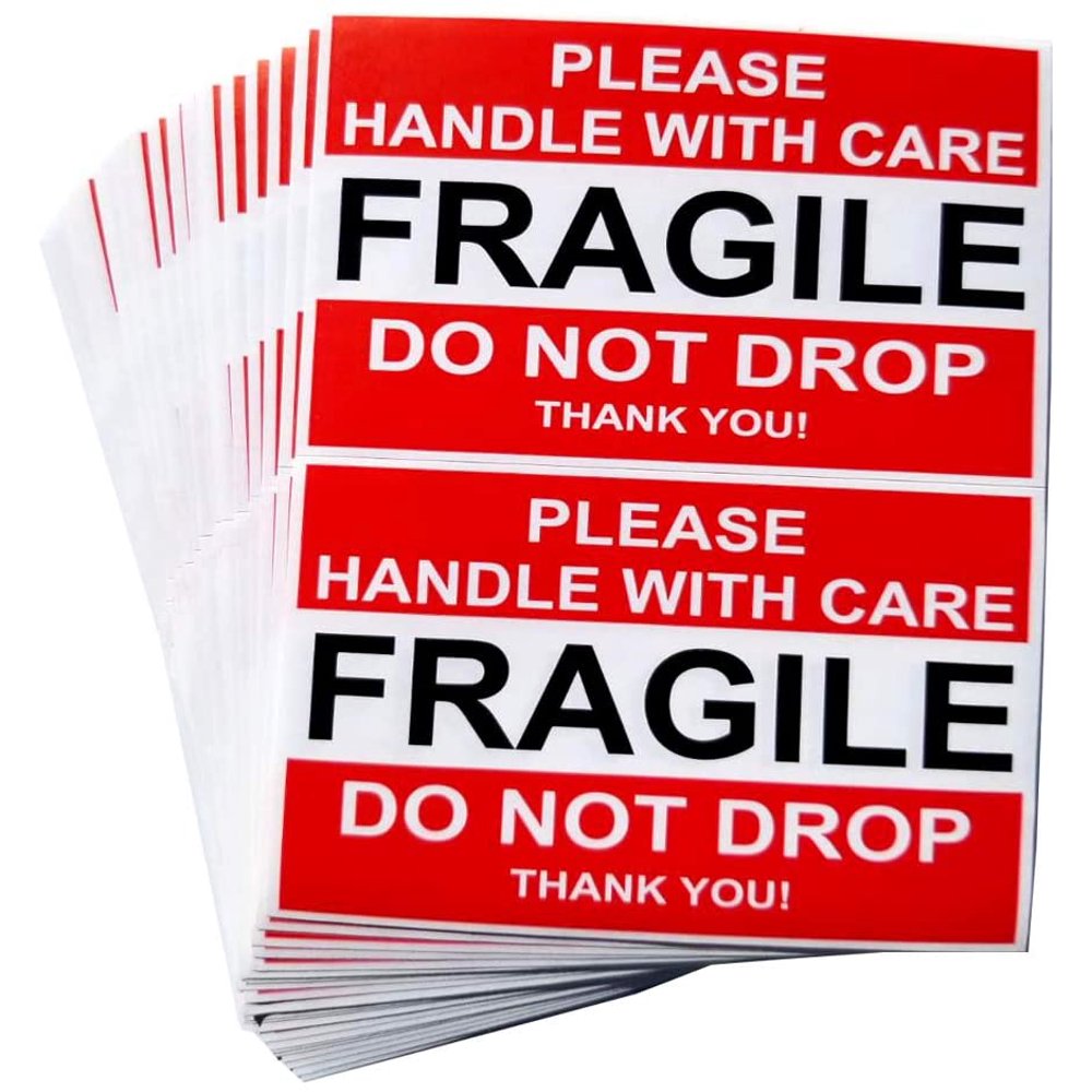TagARoom Moving Shipping Labels Fragile, 50 Count