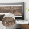 thumbnail image 5 of ZXNYH Headboard Only Wooden Headboard with Metal Slats Sturdy Rustic Headboard Easy Assembly, Twin XL/Queen/King (Queen), 5 of 7