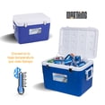thumbnail image 3 of Hielera Portátil 45L X-Grande Profesional Conservar Camping Marthing Conservadora de Alta Resistencia para Alimentos y Bebidas ideal para Viajes, Playa, Camping, Picnic Azul y Blanco, 3 of 9