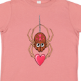 thumbnail image 4 of Inktastic Cute Valentine Spider with Heart Boys or Girls Toddler T-Shirt, 4 of 5