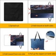 thumbnail image 3 of Mushroom Butterfly Flower Outdoor Picnic Blanket, Foldable Waterproof Beach Mat, Portable Beach Blanket for Beach Camping, Hiking, Family Concerts, 3 of 7