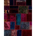 thumbnail image 1 of Ahgly Company Indoor Rectangle Abstract Black Patchwork Area Rugs, 2' x 5', 1 of 6