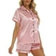 thumbnail image 2 of Conjunto de Pijama Nikou de Manga Corta para Mujer Rayas Rosas L, 2 of 6