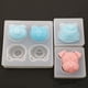 thumbnail image 4 of Molde de Silicona Transparente / Gato, Perro, Oso Molde para Fabricación de Creativo DIY Dulces, Chocolate, Fondant para Regalo de Mujer Los 6.9x6.7CM Soledad molde de silicona de montaña rusa para resina, 4 of 4