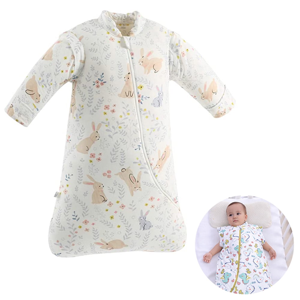 Baby Unisex Baby Long Sleeve Wearable Sleeping Bag Autumn and Winter Baby Anti kick Cotton Padded Sleeping Bag style 3 S Walmart