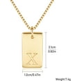 thumbnail image 5 of Initial Necklaces for Women -14K Gold Plated Alphabet Necklace Fine Gold Name Necklace-Personalized Women's Initial Pendant Necklace-Trendy Gold Jewelry, 5 of 5