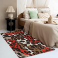 thumbnail image 3 of Leopard Print Rugs for Living Room Bedroom - Colorful Rug 3x5 - Abstract Art Carpet for Home Decor - Washable Non Slip Patterned Indoor Small Area Rug - Soft & Low Pile (ZJ&355), 3 of 7