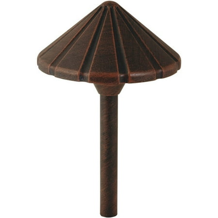 Moonrays 95804 Galena-Style Low Voltage 11-Watt 12-Volt Metal Path Light, Rubbed Bronze Finish