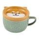 thumbnail image 4 of Taza de café de cerámica, taza de Arte Latte, taza de la mañana con tapa, taza de té de gatito, Taza de leche 3D para regalo de Espresso, escritorio A Macarena Taza de café de cerámica, 4 of 8