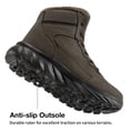 thumbnail image 6 of Ecetana Men's Winter Snow Boots Warm Faux Fur Lined Non Slip Outdoor Shoes for Hiking Walking, 6 of 7