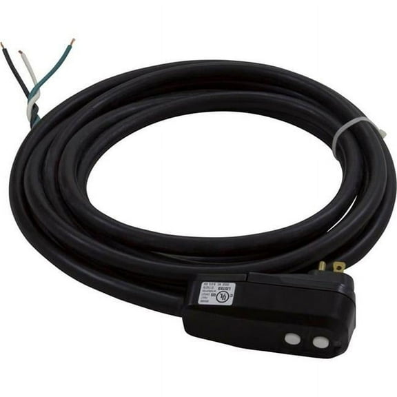 HydroQuip 30-0062B-K 16 ft. 20A 90 deg GFCI Outdoor Rated Cord