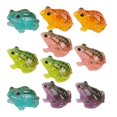thumbnail image 1 of 10pcs Resin Mini Frogs Figurines Animals Model Moss Landscape Crafts, 1 of 1