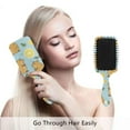 thumbnail image 4 of Hair Brush Detangling Brushes Detangler Paddle Hairbrush for Women Capybara Lemon Natural Men, 4 of 4