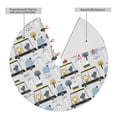 thumbnail image 2 of Lsque Lion Hippo Elephant On The Car Print Christmas Tree Skirt, Tree Skirt with Ties or Velcro, Perfect for Holiday Decorations, Halloween, and New Year-48", 2 of 7