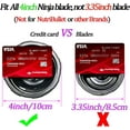 thumbnail image 5 of Blender Replacement Parts for 24oz Blender Cups with To-Go Lids & 7-Fins Extractor Blade for BN801 BL480-30 BL640-30 BL642-30 NN100-30 BL2012, 5 of 7