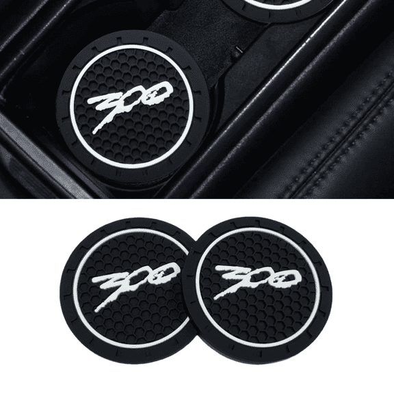 2Pcs Car Cup Holder Coaster for Chrsler 300 Accessories Auto Anti Slip Cup Holder Insert Coaster Car Interior Accessories
