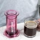 thumbnail image 3 of AeroPress Prensa de café rosa transparente: método de preparación 3 en 1 que combina prensa francesa, espresso, café con cuerpo sin arena ni amargor, pequeña cafetera portátil para acampar y viajar, r, 3 of 5