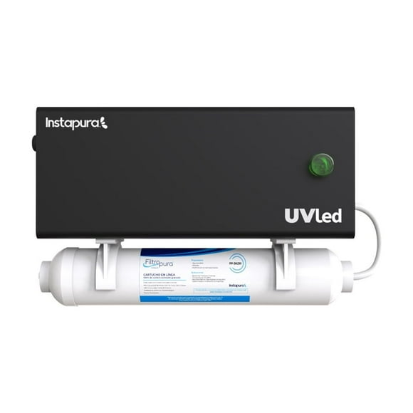 Purificador De Agua Por Medio De Luz Uv-led Instapura Color Negro