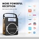 thumbnail image 2 of Radio portátil JEUJUG AM FM, reloj digital con Bluetooth de 5 W, 2 of 7