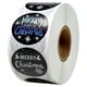 thumbnail image 4 of Pegatinas de Feliz Navidad de 1 pulgada, etiquetas redondas de oro y plata para sellar, pegatinas hechas a mano, etiquetas de paquete de caja de tarjeta, 50-500 piezas, 4 of 4