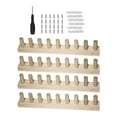 thumbnail image 1 of yuksok Wooden Knitting Loom Easy Assembly DIY Blanket Maker for Beginners & Experts 4 Section, 1 of 9